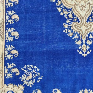 Crazy! 10x13 Persian rug Oversize, Heriz area rug 10x13, Navy antique rug 10x13 living room, Mahal rug vibrant color, Oriental rug 10x13 ft