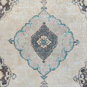 21&#39; feet runner rug, Extra long vintage runner for hallway, Turkish runner 3x21 oushak, Afghan runner rug long, Persian long runner neutral