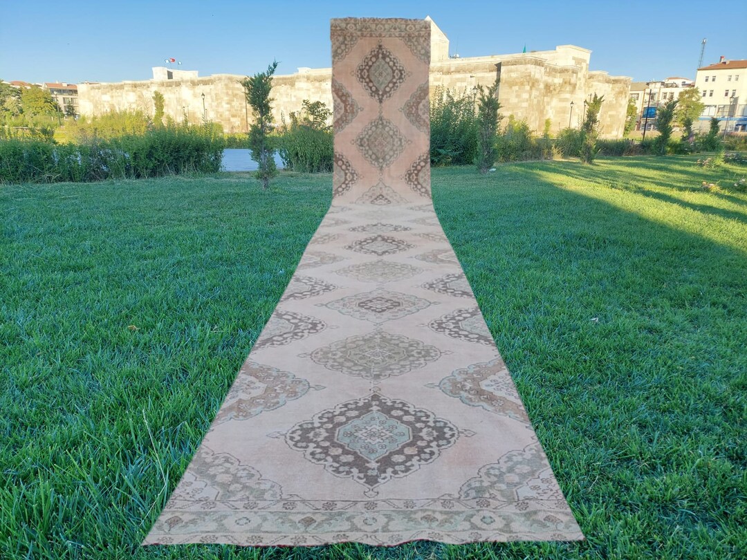 2.9x24.9 Ft, Extra Long Runner Turkish 3x25, Stair Rug, Heriz Runner ...
