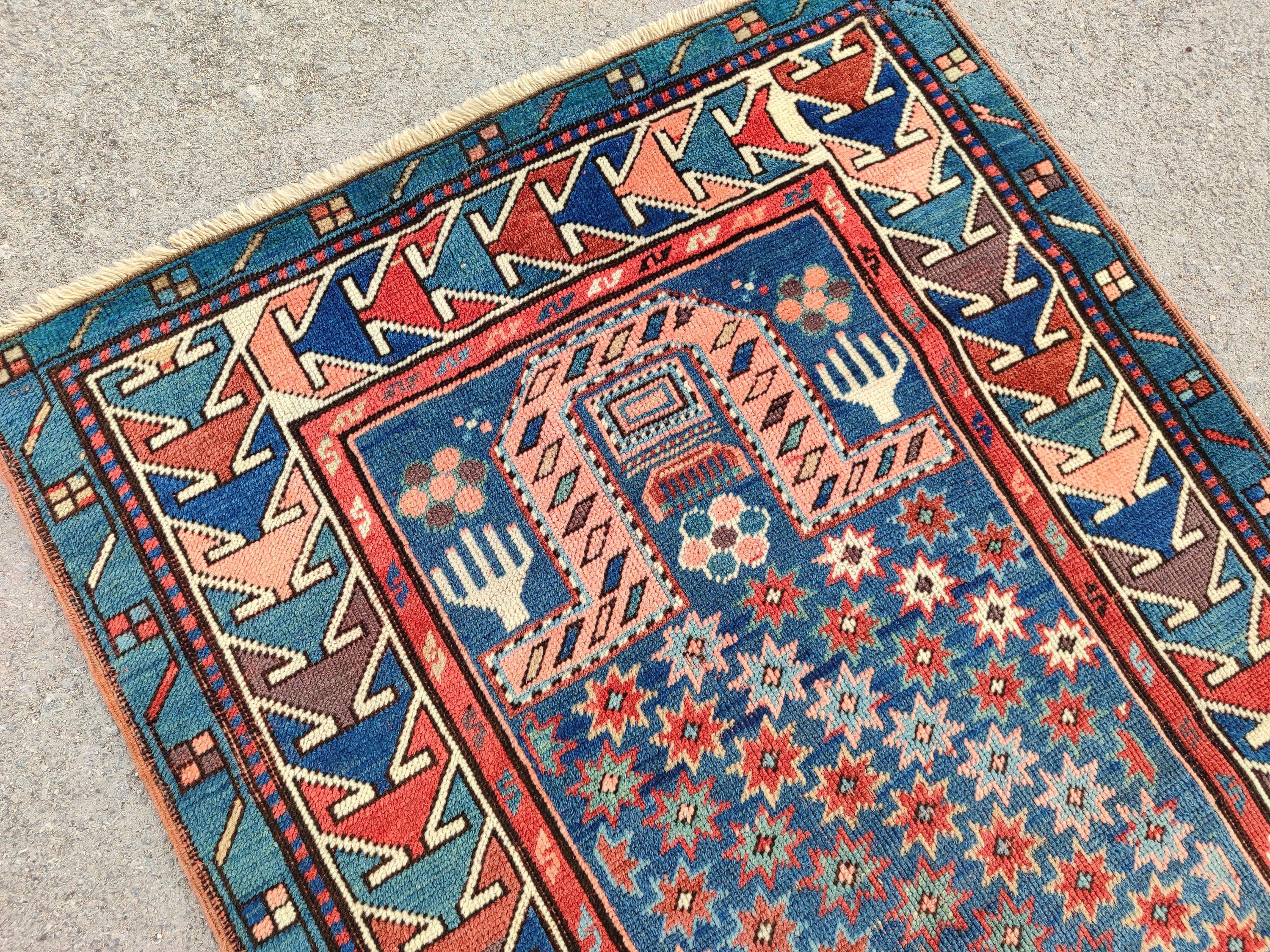 Mid 1800's Antique Rug 3x4, Rare Persian Rug 3x4, Malayer Rug Small ...