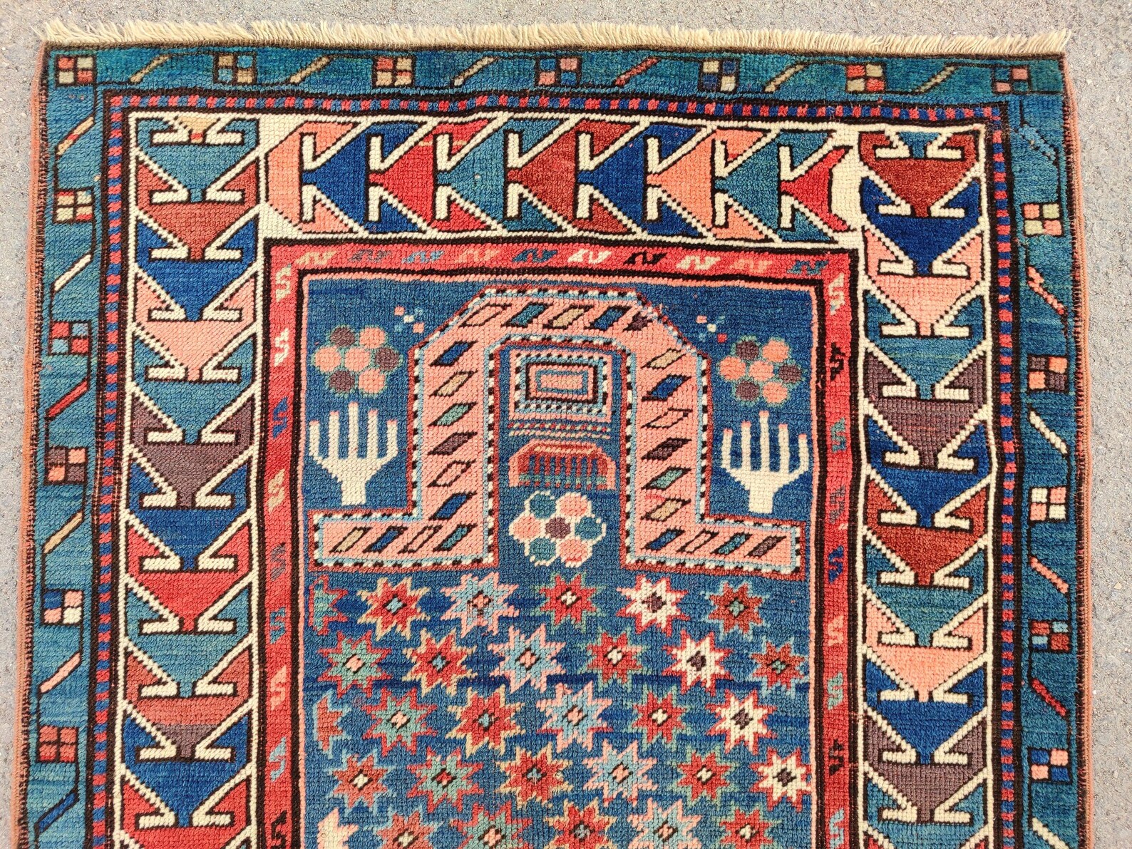Mid 1800's Antique Rug 3x4, Rare Persian Rug 3x4, Malayer Rug Small ...