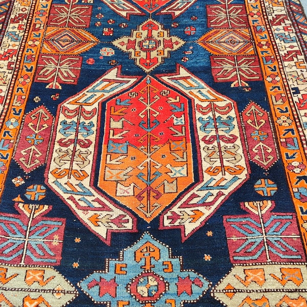 Vintage Mahal Rug - Etsy