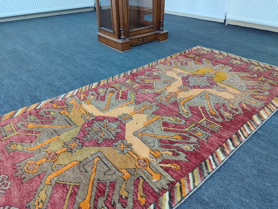 ヴィンテージラグ トルコラグ スモールラグ Vintage rug 08
