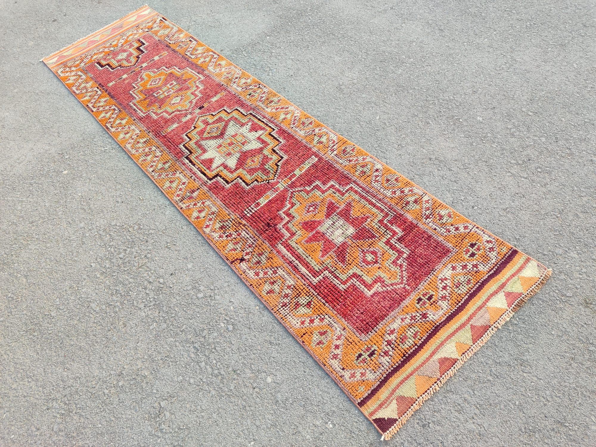 希少な 3x11 ヘルキ ランナー ラグ、ペルシャ 3x11 ヘリズ ランナー