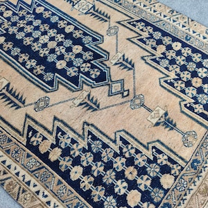 Persian rug 5x7, Turkish rug 5x7, Vintage rug 5x7, Oushak rug 5x7, Antique rug 5x7 wool, Heriz rug, Bedroom rug, 5 by 7 rugs, Carpet 5x7