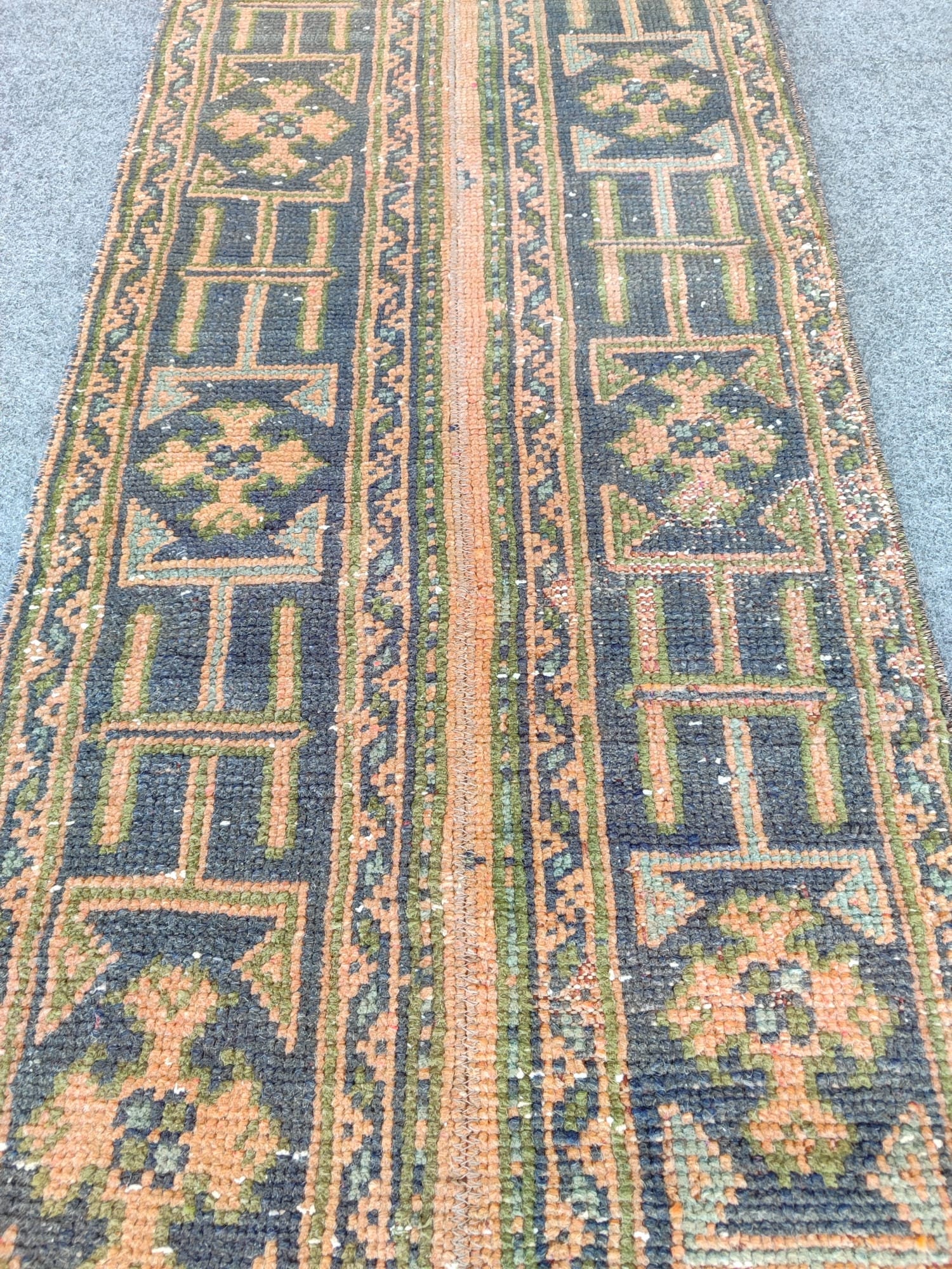 トルコヴィンテージラグNo.93 ランナーラグ トルコヴィンテージラグNo.93 ランナーラグ