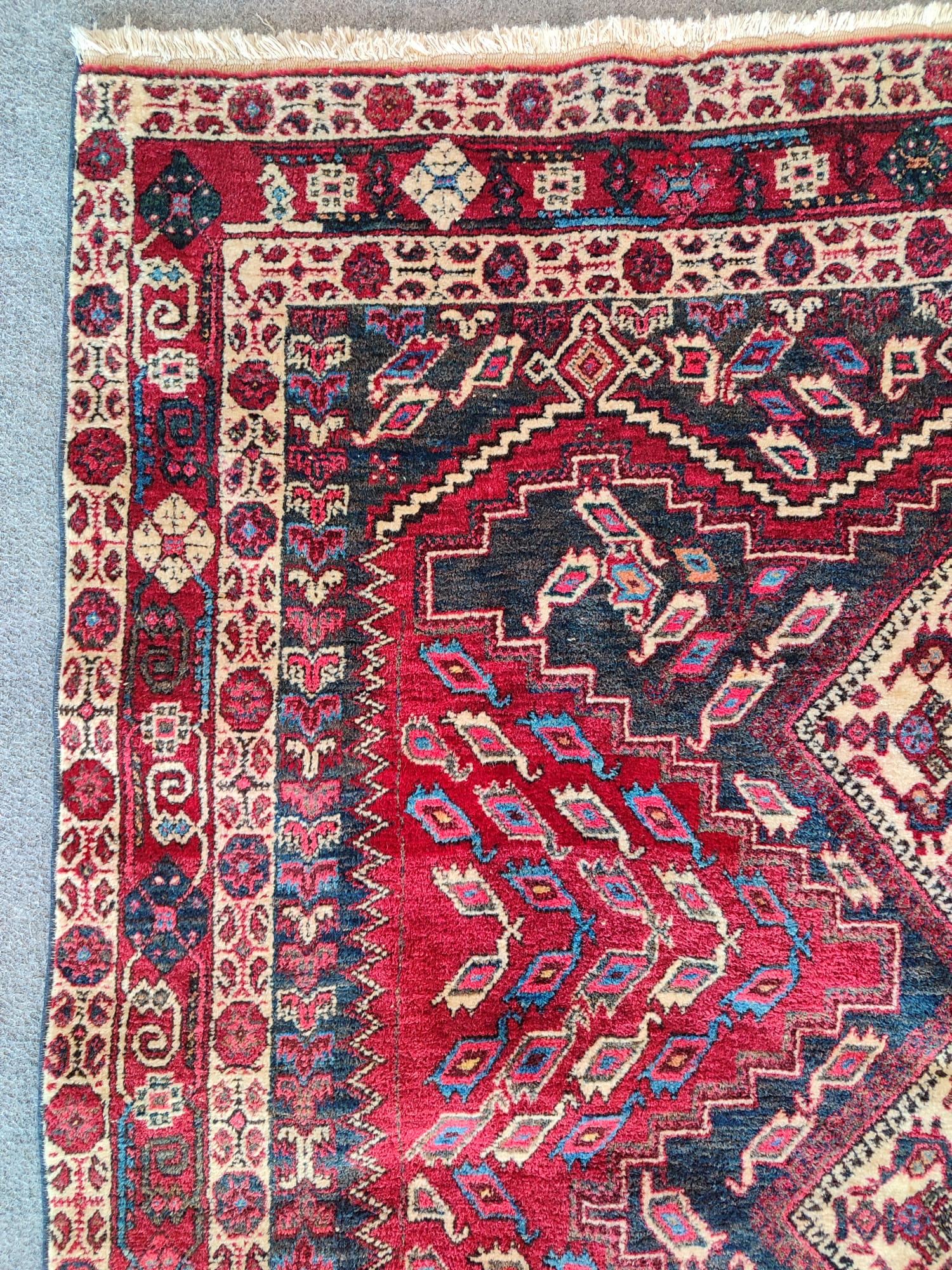 Persian rug 4x5, Turkish rug 4x5, Heriz rug, Vintage rug 4x5, Antique rug 4x5, Geometric rug, Oushak rug 4x5, Kurdish rug, Bedroom rug