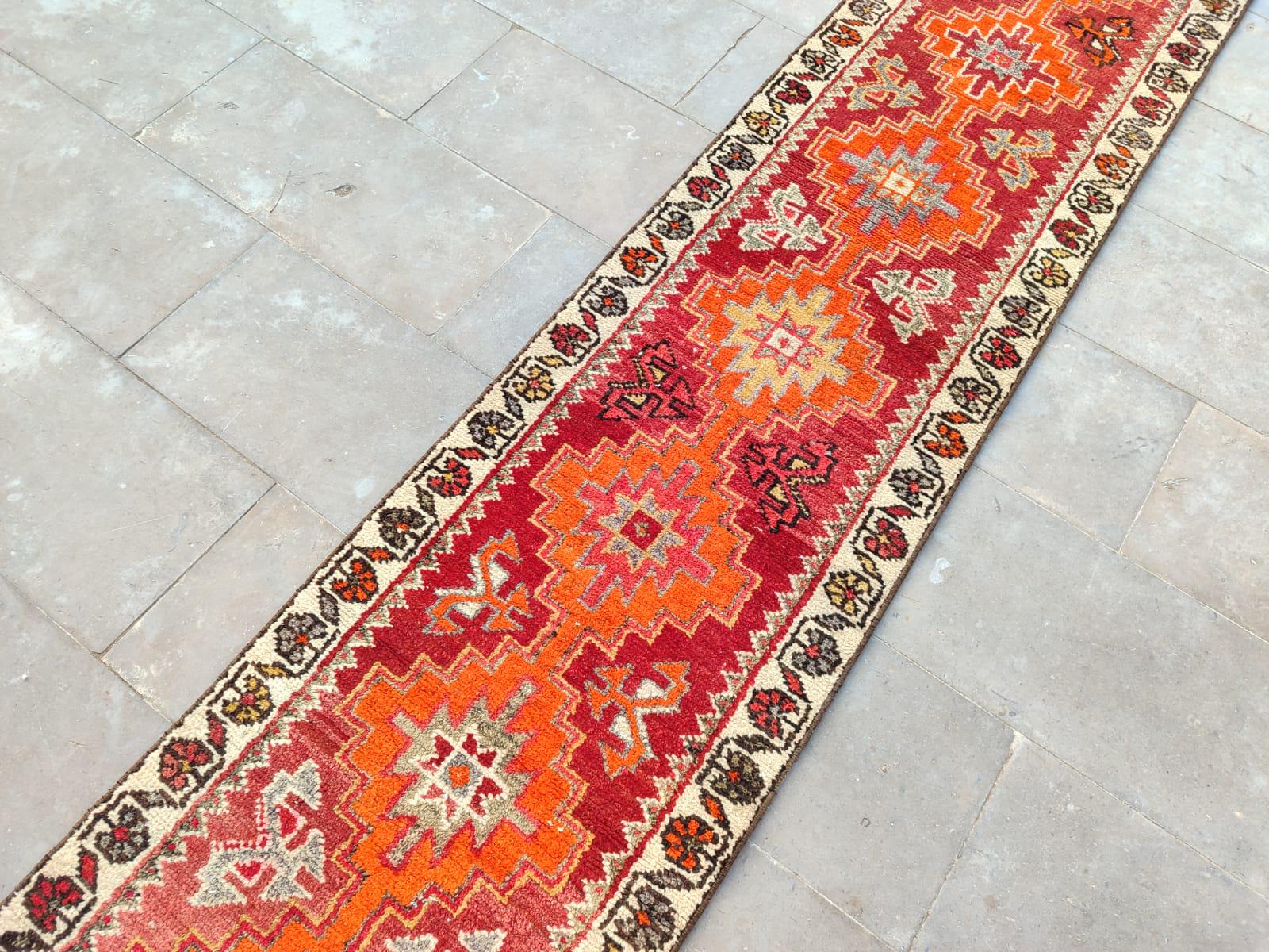 2x14 Runner Turkish Skinny Rug, Heriz Rug Runner, Herki Runner Rug ...
