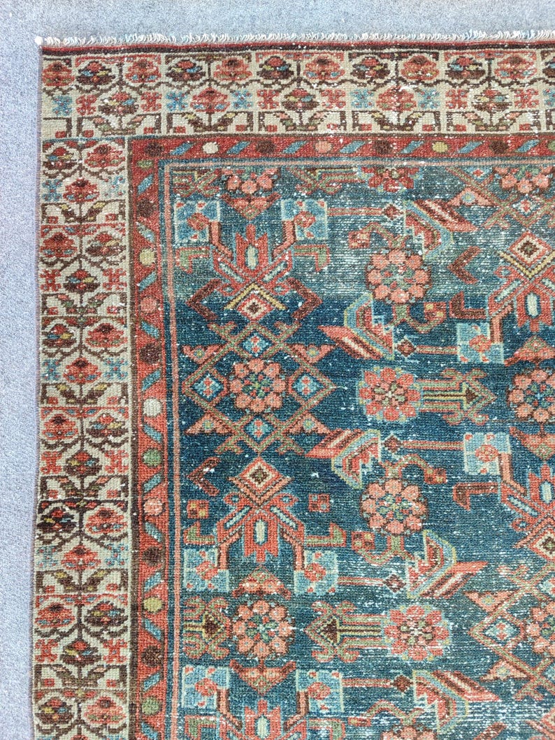 Classic Rug Pattern Background Oriental Rug 4x6, Antique Rug 4x6, Vintage 4x6 Tribal Rug, Caucasian ...