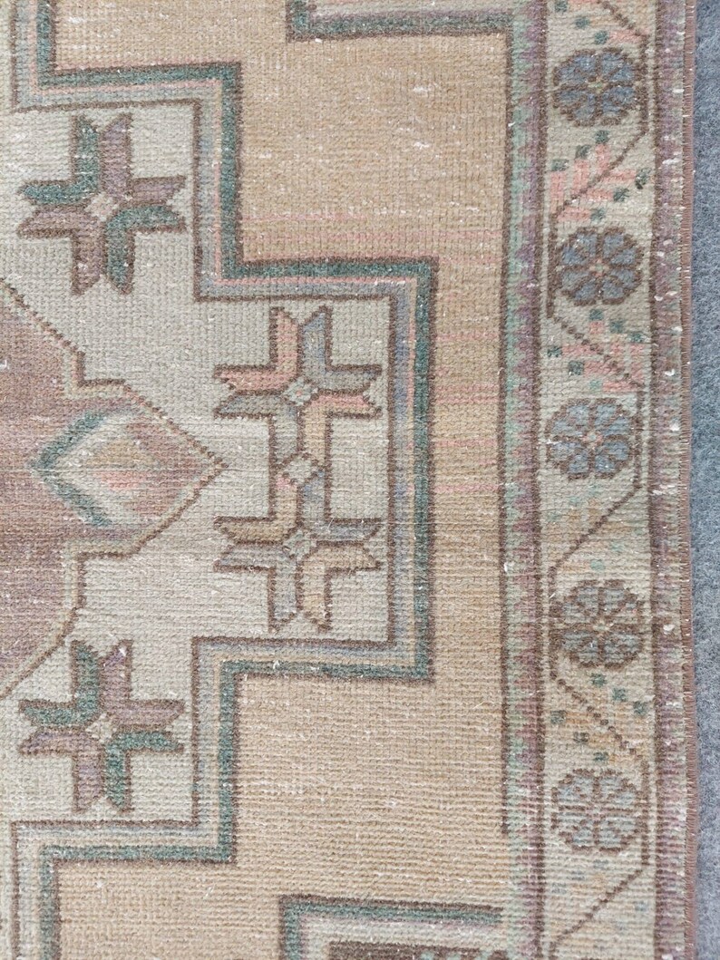 3 by 5 Rug, Turkish Rug 3x5, Vintage Rug 3x5, Oushak Rug 3x5, Heriz Rug