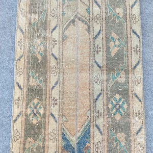 Turkish runner 2x10, Skinny runner rug, Heriz runner rug 2x10, Oushak runner 2x10, Vintage runner 2x10, Narrow hallway runner, Stair rug