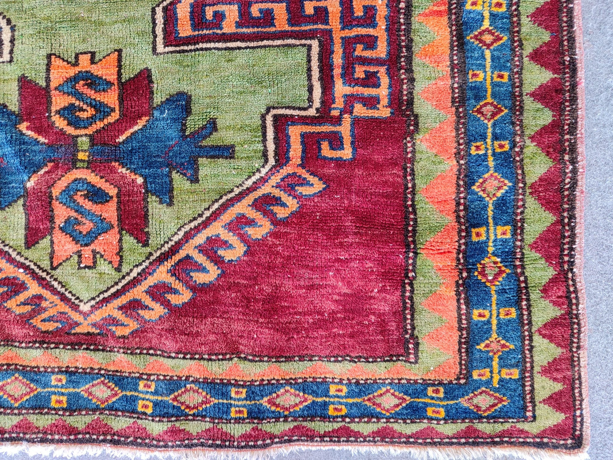 4x6 Rug Turkish Vibrant, Heriz Rug 4x6, Antique Rug 4x6, Persian Rug ...