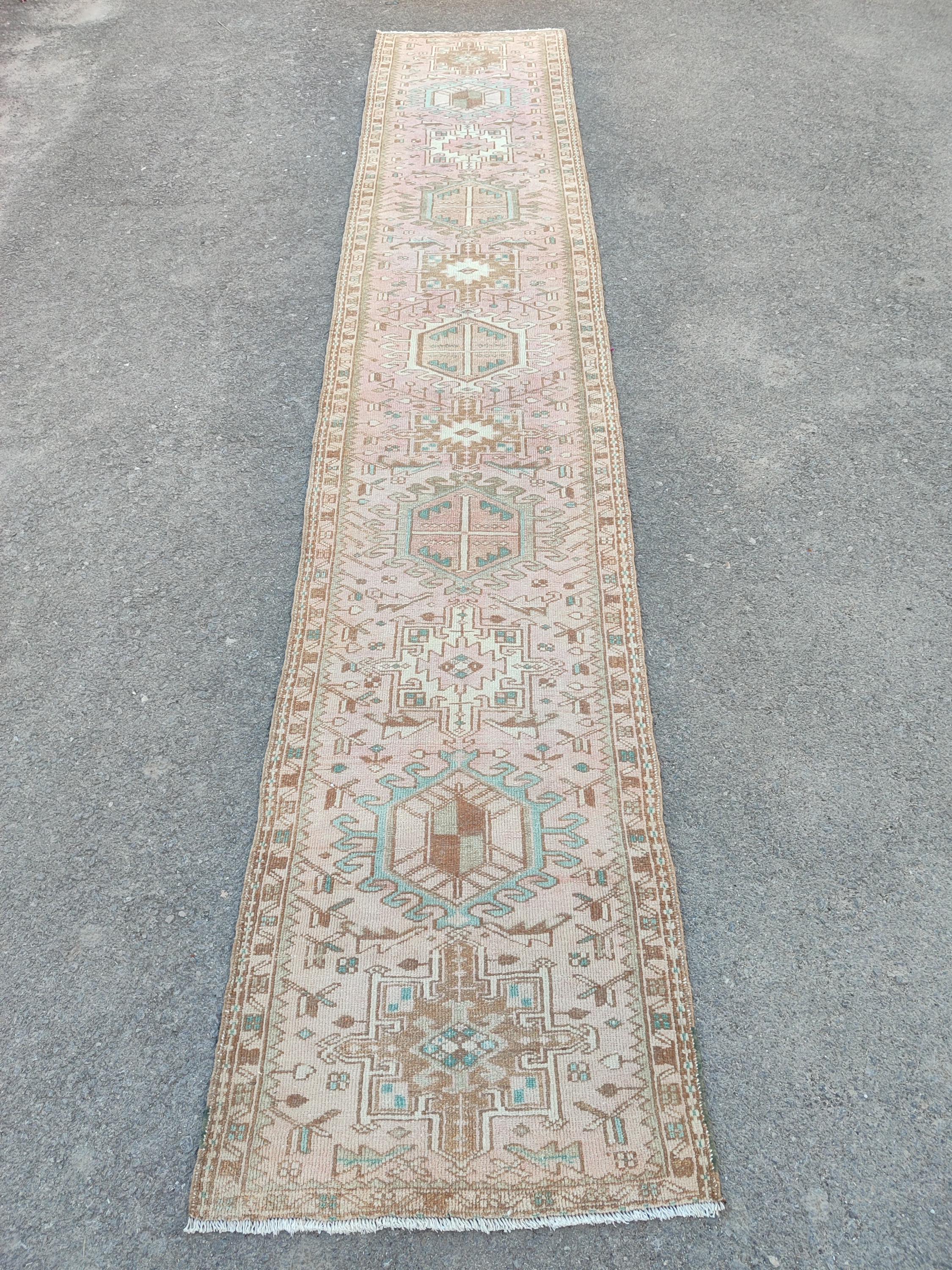 3x13 ランナー ペルシャ、ヘリズ ランナー ラグ 3x13 ニュートラル