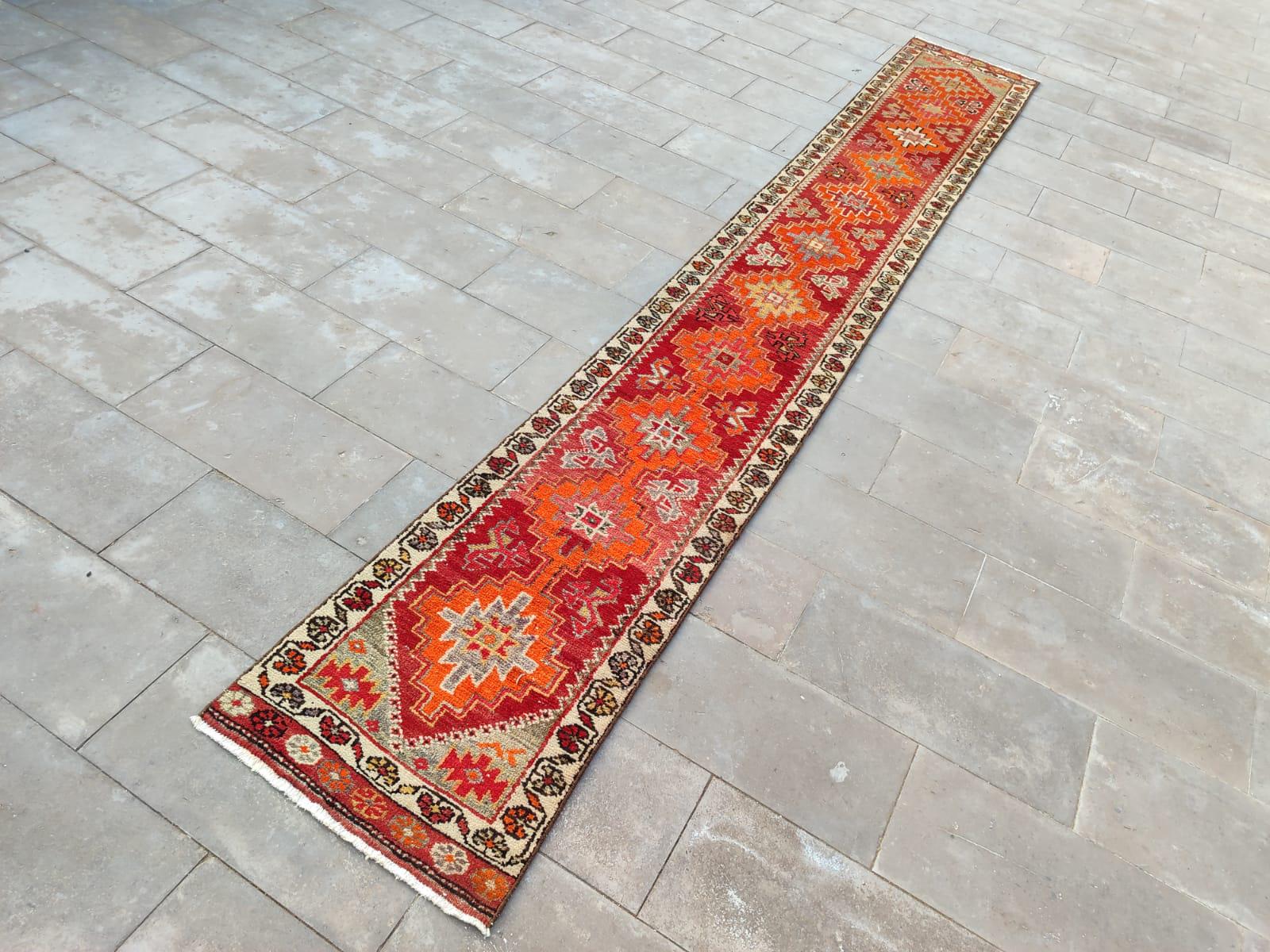 2x14 Runner Turkish Skinny Rug, Heriz Rug Runner, Herki Runner Rug ...