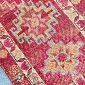 2.9 x 14 ft, Turkish runner 3x14, Vintage runner 3x14, Persian runner rug 3x14 Colorful, Oushak runner 3x14, Long Herki rug 3x14 wool