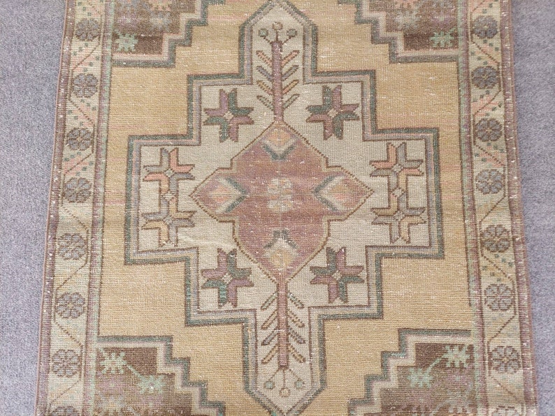 3 by 5 Rug, Turkish Rug 3x5, Vintage Rug 3x5, Oushak Rug 3x5, Heriz Rug