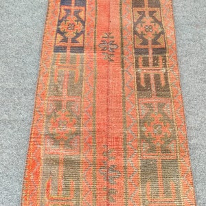 Runner rug 2x10, Skinny Turkish runner 2x10, Vintage runner 2x10, Heriz rug runner 2x10, Oushak runner 2x10, Neutral muted light runner rug