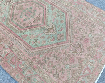 Persian rug 5x7, Heriz rug 5x7, Turkish rug 5x7, Shiraz rug, Custom size rug 5x7, Vintage rug 5x7, Room rug 5x7, Antique wool rug 5x7 ft