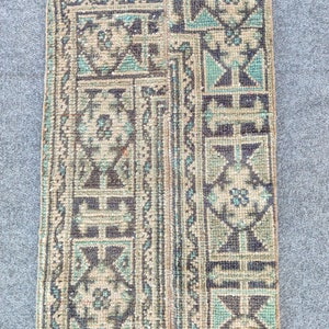 1.6x10.3 ft, Turkish runner 2x10, Vintage runner 2x10, Oushak runner 2x10, Skinny runner rug, Narrow runner rug, Less 2 wide runner custom