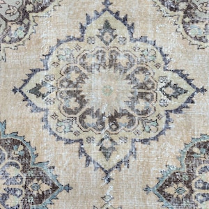 Rug 3x18 runner turkish, Heriz runner rug 3x18 vintage, Long runner oushak 3x18, Extra long hallway rug, Afghan runner rug, Long runner wool