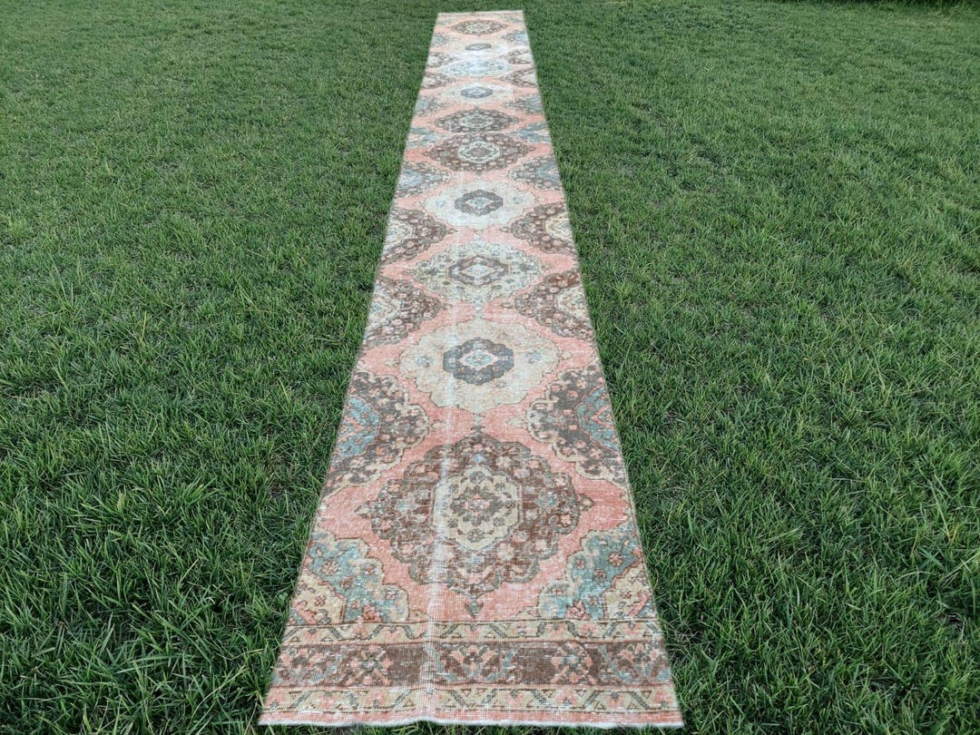 21 Th Century Rug Runner 3x17, Turkish Runner 3x17, Long Vintage Runner ...