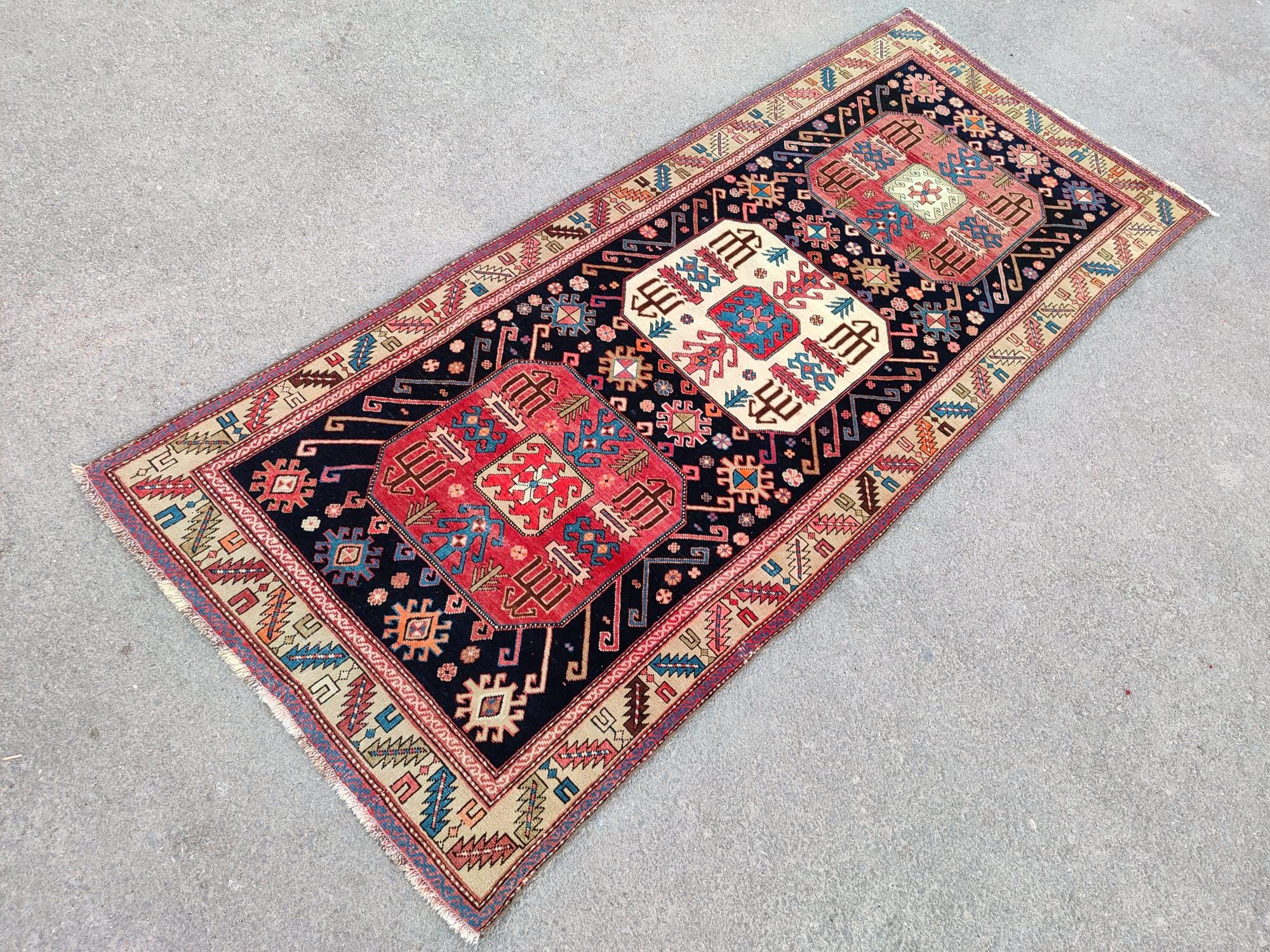 4x8 Inch Rug Serapi Heriz Rug, Antique Rug 4x8, Persian Rug 4x8 Vintage, Caucasian ...
