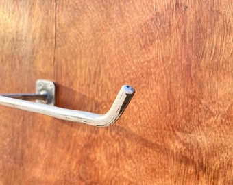 Hand Forged Iron Toilet Paper Holder: Rustic Farmhouse Bath Decor