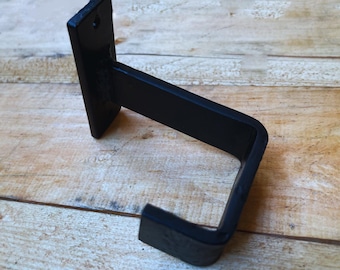 Rustic Iron Cup Hook, Under Shelf Bracket, Kitchen Mug Holder Coat Hanger