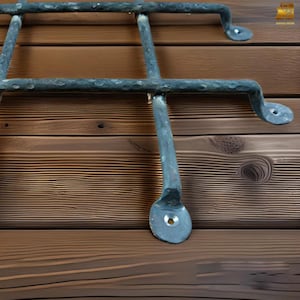 Handcrafted Wrought Iron Gate Speakeasy Grille | Door Grill accessories| Forged Spanish Style Grille