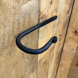 Hand Forged Iron Curtain Tie Backs: Rustic Window Holdbacks