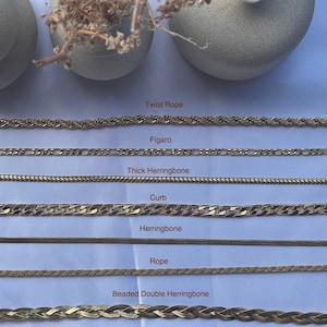 18K Gold Filled Chain Necklace,Curb,Figaro,Rope Chain,Herringbone, Gift,Paperclip Chain,Snake Chain,Mothers day Gift, Gift For Mom