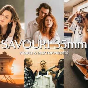12 Analog Film LR Mobile & Desktop Presets, 35mm Preset, Vintage Preset, Retro Preset, Film, Grain, Instant, Disposable, Kodak, Fuji, Agfa