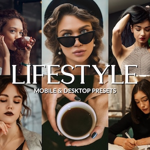 12 Modern Moody Lightroom Mobile & Desktop Presets, Instagram Filter, Influencer Presets, Blogger Presets, Aesthetic Presets, Clean Presets