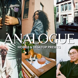 12 Analog Film Lightroom Mobile & Desktop Presets, Analog Presets, 35mm Presets, Vintage Presets, Retro Presets, Grain Filter, Influencer
