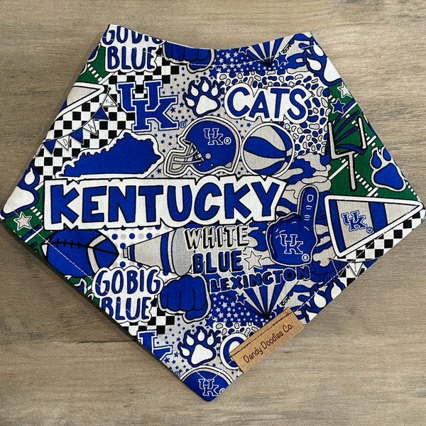 Cotton Kentucky Wildcats Pop Art Dog/Pet Bandana