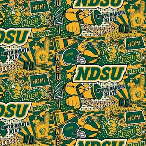 Cotton North Dakota State Bison Pop Art Dog/Pet Bandana