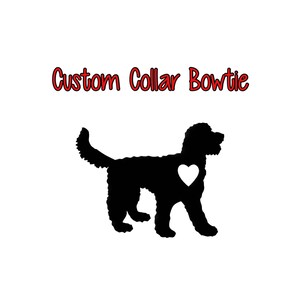 Custom Cotton Dog/Pet Collar Bowtie