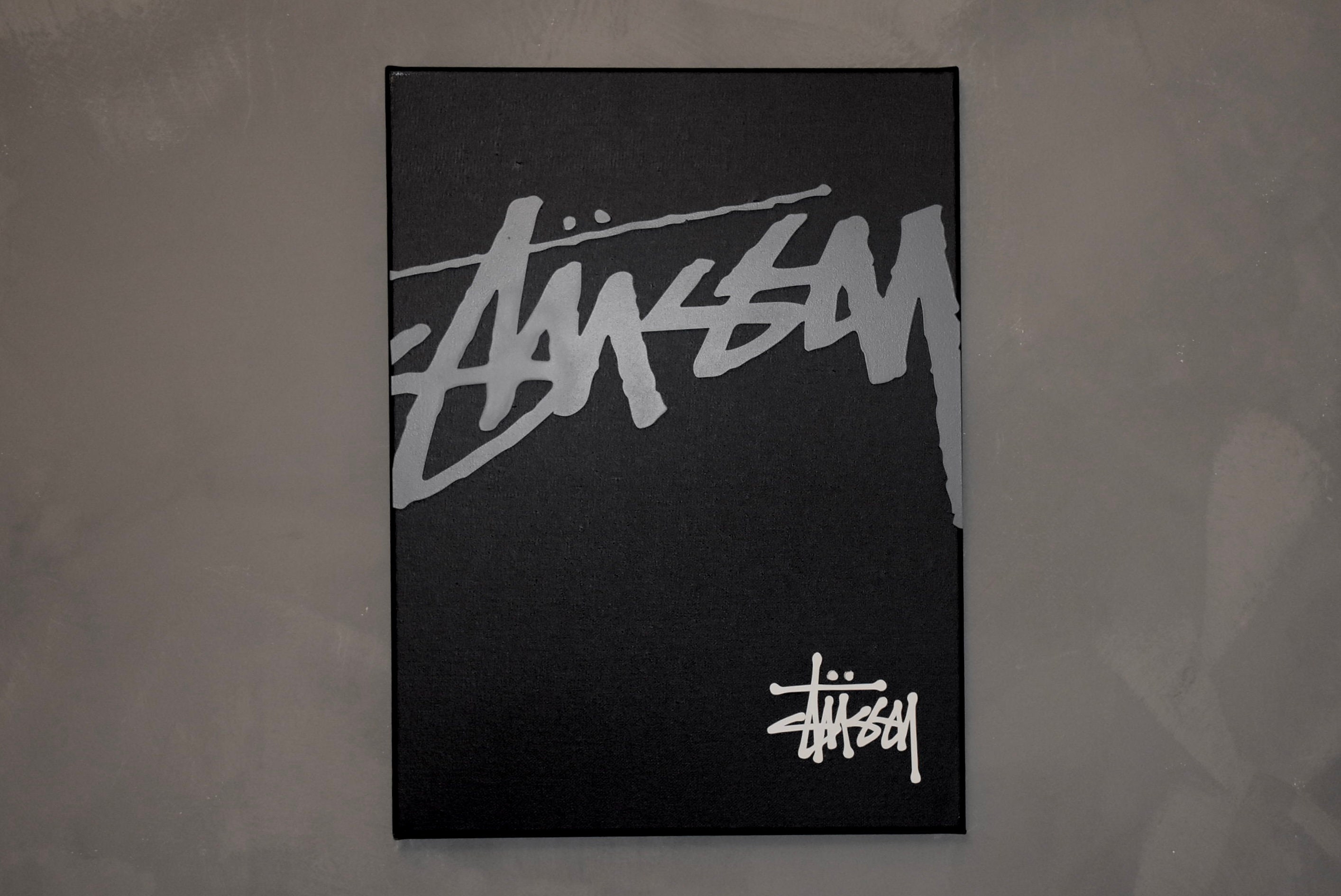 【NEW】Stussy Advertising Poster with Picture frame, Tracking, Free Shipping