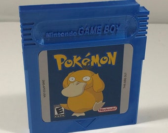 Psyduck GameBoy Replica with Custom Holographic Sticker