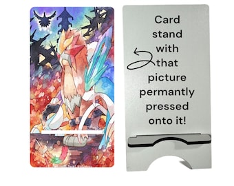 3 Legendary Dogs Card/Phone Stand - Display Entei, Raikou, Suicune Stand
