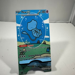 Shiny Mew EX Card Replica Card/Suporte de telefone - Display Shiny Mew Stand