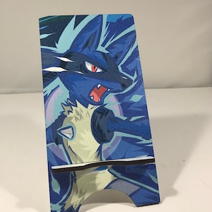 Lucario Card/Phone Stand - Display Lucario Stand