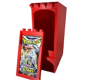 Card Pack Dispenser - 3D Printed - Pick your Color - Top Load or Front Load Build your own Stack Combo