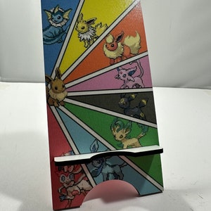 Eeveelution Pixel Card/Phone Stand - Display Eeveelution Pixel Stand