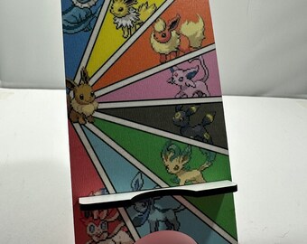 Eeveelution Pixel Card/Phone Stand - Display Eeveelution Pixel Stand