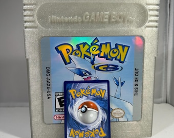 Extra Large 3D Printed Game Boy Replica with Silver logo Holographic Sticker
