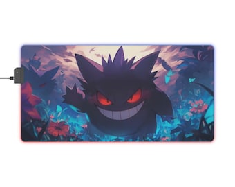 Alfombrilla de ratón para juegos con luz LED