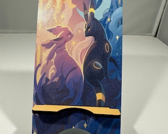 Espeon and Umbreon Card/Phone Stand - Display Espeon and Umbreon Stand