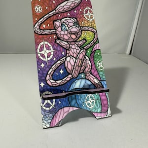Suporte para cartão/telefone em vitral Mew - Display Mew Stand