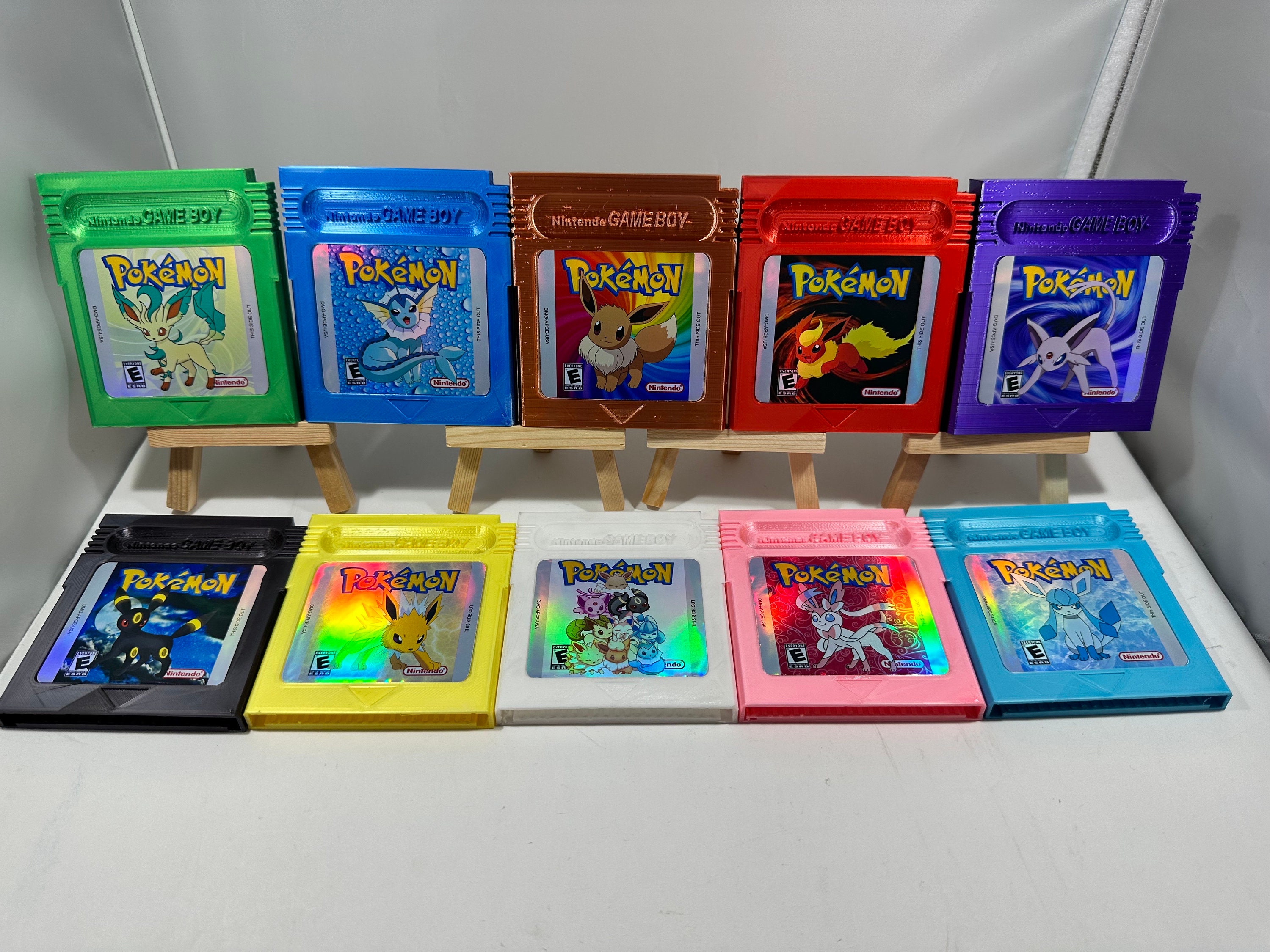 Eevelution Game Boy Set 10 Eevee Evolution Game Boy Replicas - Etsy